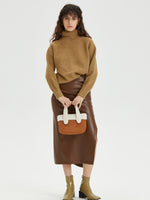 Load image into Gallery viewer, Smting suede small bucket bag
