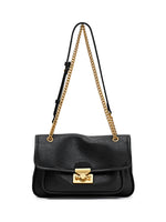 Load image into Gallery viewer, Smting Leather Chain Flap Bag with Gate Lock
