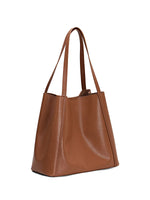 Load image into Gallery viewer, Leather Shopper Tote Bag Smting
