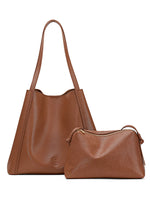 Load image into Gallery viewer, Leather Shopper Tote Bag Smting
